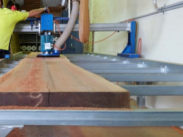 PJ on Slabmaster at Trradeware Building Supplies, Chandler, Brisbane