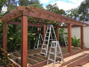 Garden Envi’s Gorgeous Gazebo During Construction