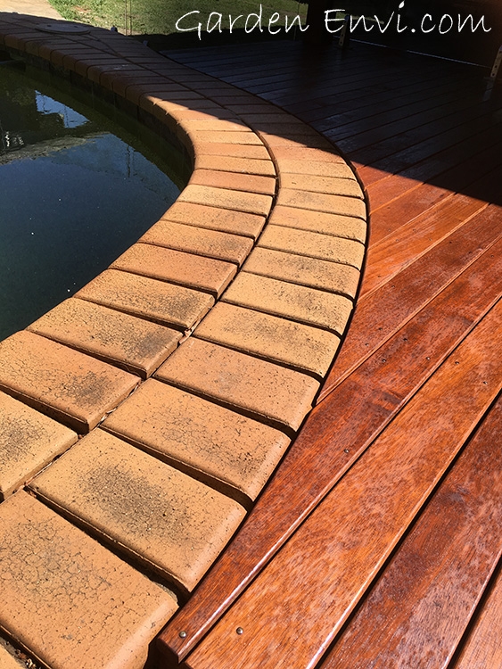 Merbau Decking and Posts used on a Pergola built by Garden Envi