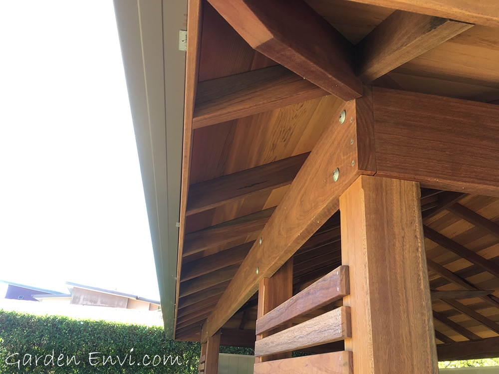 F27 kiln Dried Spotted Gum Rafters, Beams and Rafters Garden Envi and supplied by Tradeware Building Supplies, Brisbane