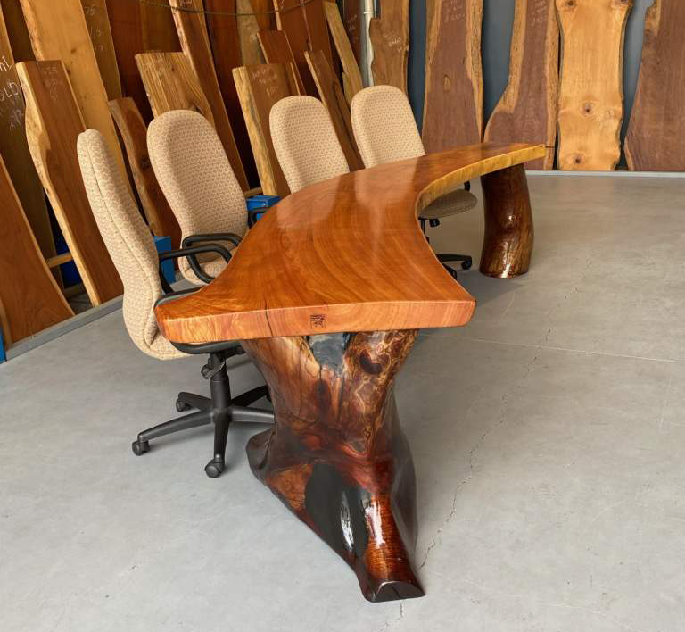 Custom Timber Products - image Qld-Red-Cedar-Table_Tangerine-Unicorn-Design-7x on https://tradewarebuildingsupplies.com
